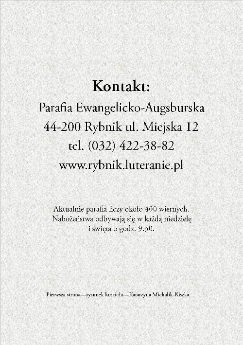 226 ROCZNICA POŚWIĘCENIA KOŚCIOŁA