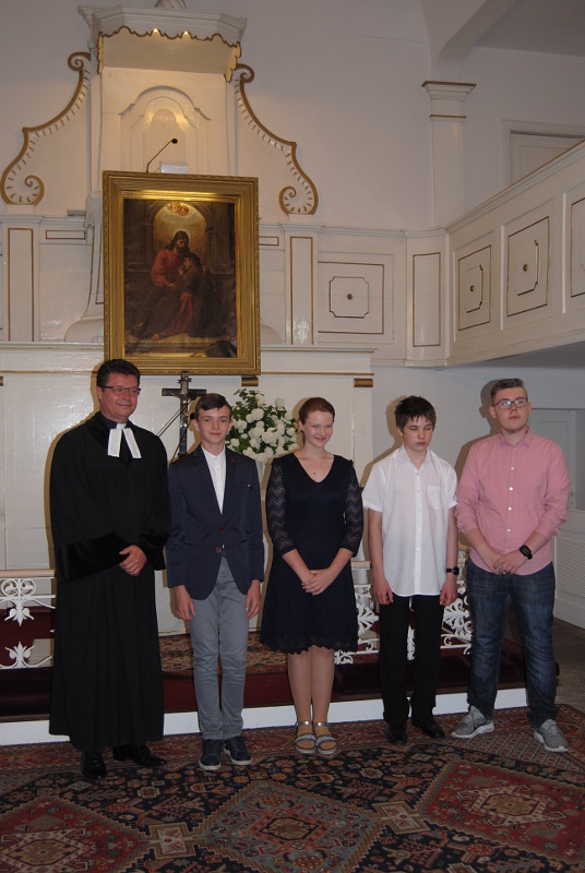 Nabożeństwo Wniebowstąpienia Pańskiego połączone z egzaminem konfirmantów