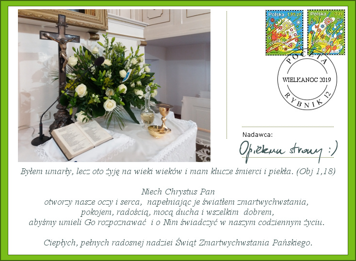 ŻYCZENIA WIELKANOCNE