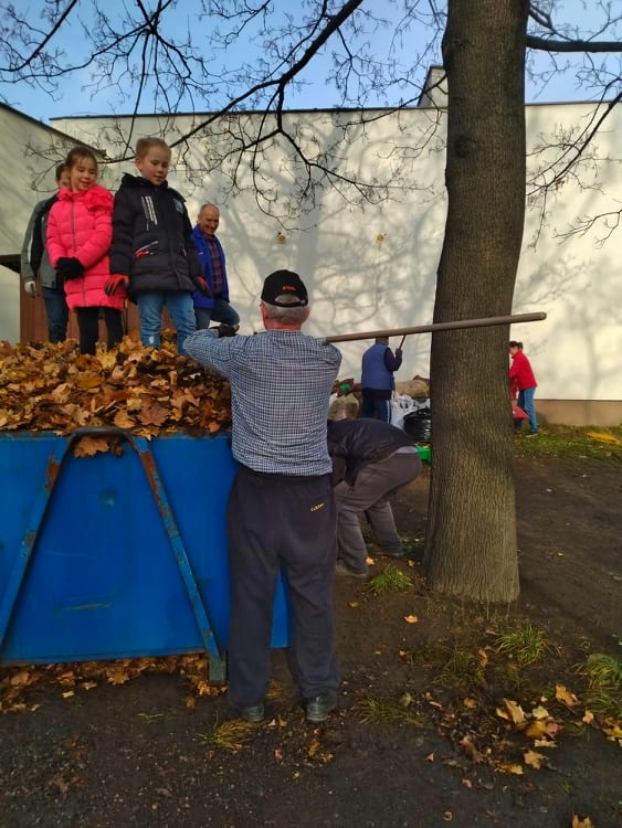 PODZIĘKOWANIE ZA GRABIENIE LIŚCI